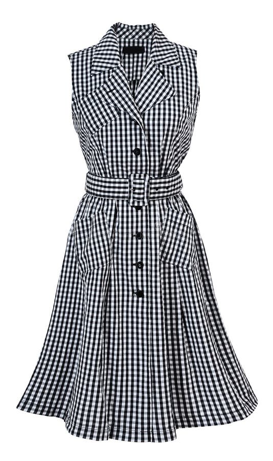 checkered sundress