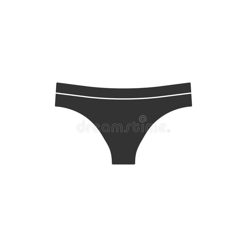 Men, Women Underwear Icon. Vector Illustration, Flat Design Stock ...