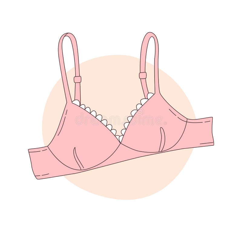 Women underwear, wearing a bra, lingerie, brassiere