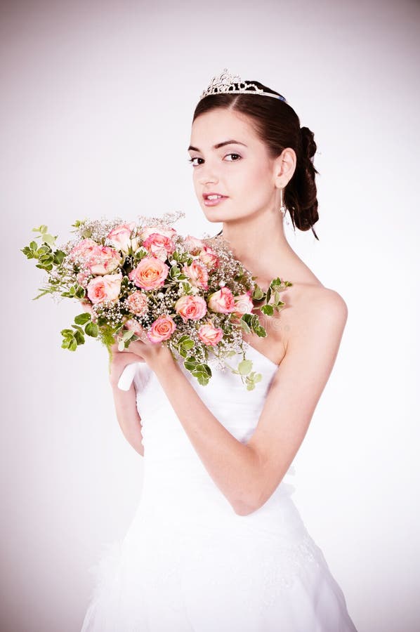 Women in wedding dress