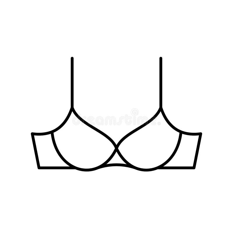Premium Vector  Lady bra icon cartoon of lady bra vector icon for web  design isolated on white background