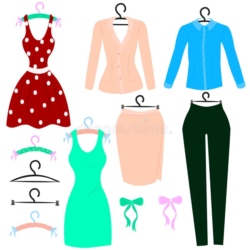 https://thumbs.dreamstime.com/b/womens-clothing-set-different-kits-set-trempel-vector-illustration-55866984.jpg