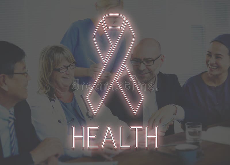 Womens Health Awareness Ribbon Concept royalty free illustration