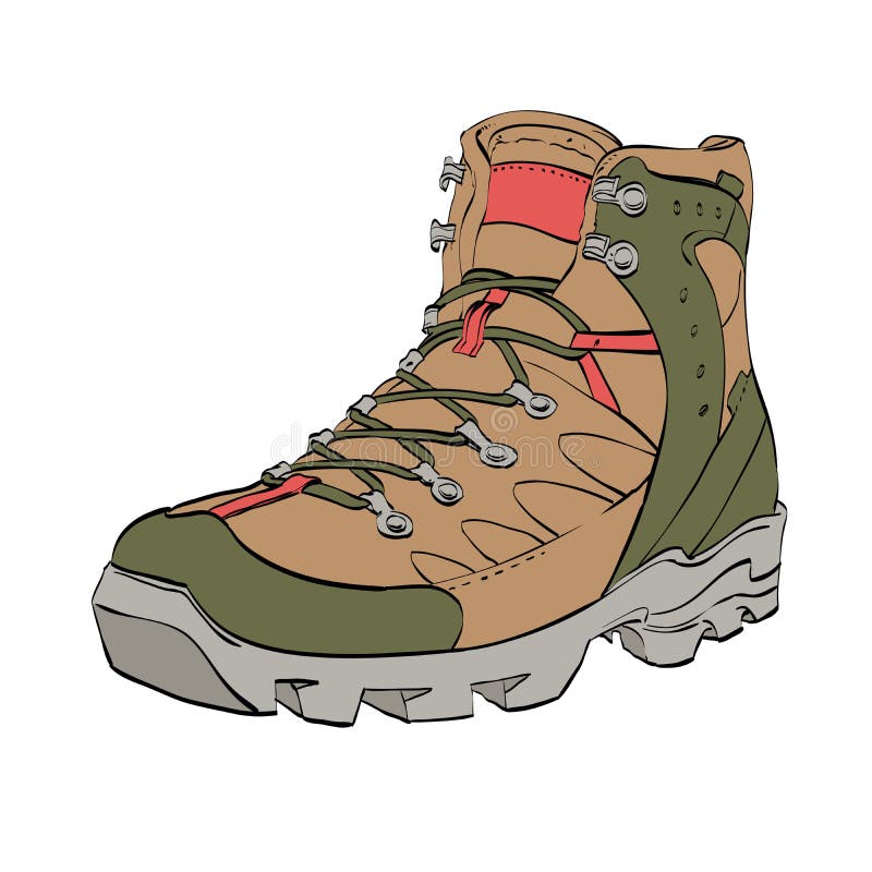 Hiking Shoes Stock Illustrations 4,672 Hiking Shoes Stock