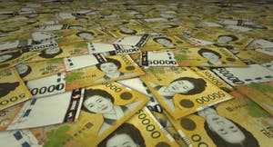 South Korea Won 50000 KRW Banknote Money 3d Illustration Stock 