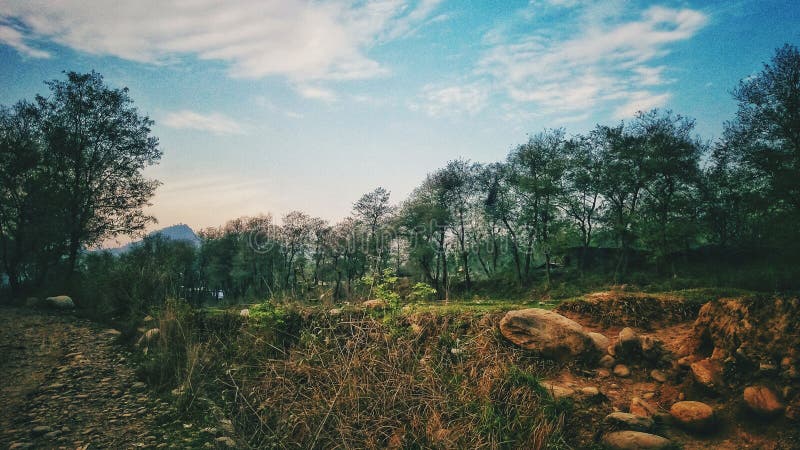 wonderful skyline in Suklagandaki Nepal. royalty free stock photos wonderful skyline in Suklagandaki Nepal. royalty free stock photos