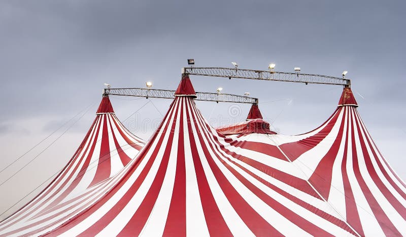 The wonderful spectacle of the circus stock photography