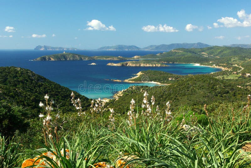 Wonderful view of sardinian south-west coast