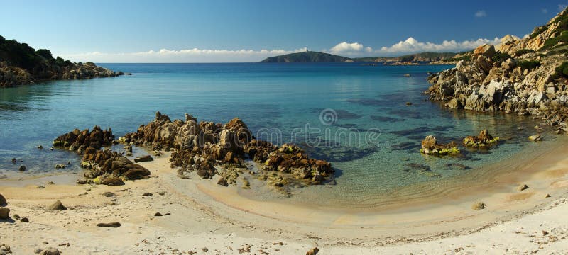 Wonderful view of sardinian south-west coast