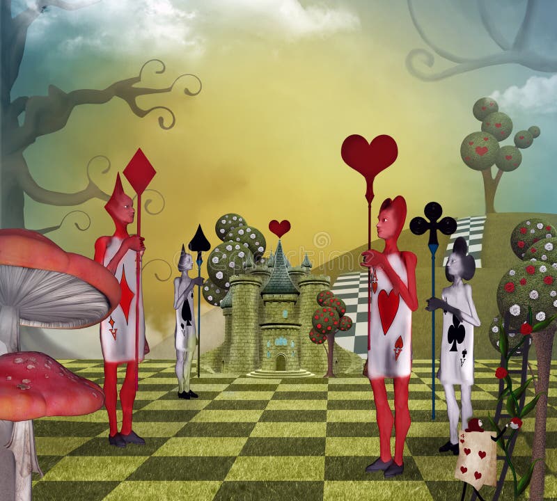 Wonderland series - Queen of Hearts castle