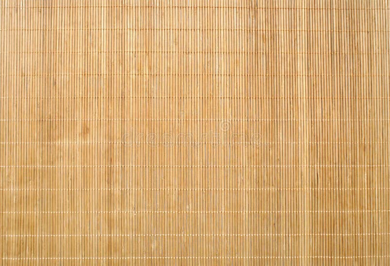 Wood bambu Mat Texture Background royaltyfri bild