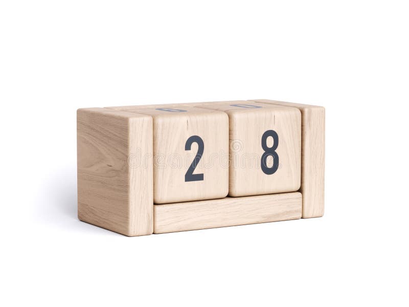 Wood Block Cube Date Day Calendar Stock Illustration Illustration of cube, birth 169791572