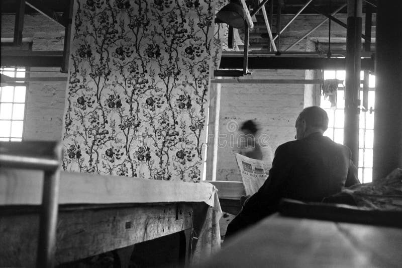 Wood Block Fabric Printing editorial stock photo. Image of decoration