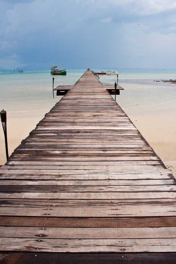 Wood bridge