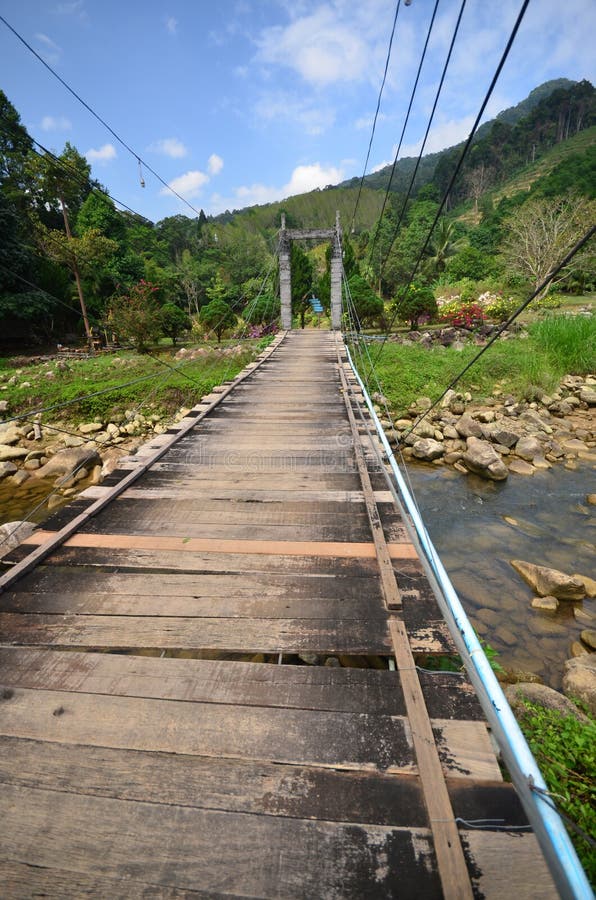 Wood bridge