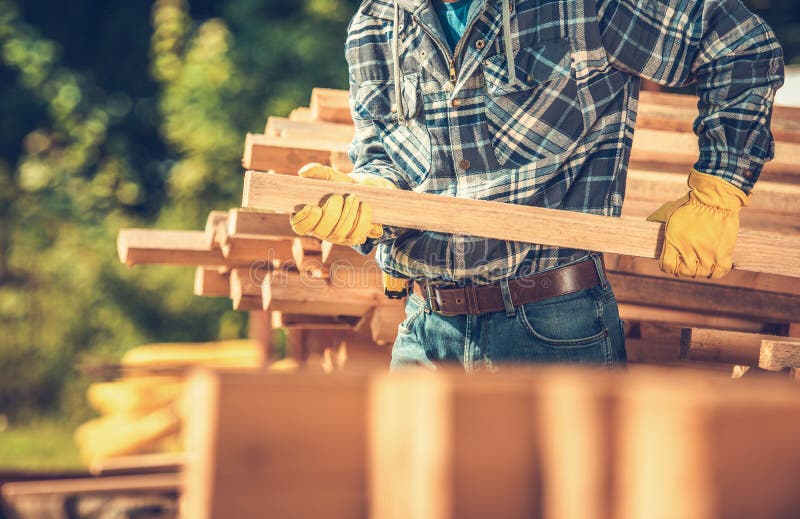 Wood Building Material royalty free stock photography