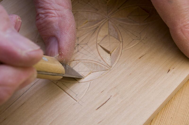 Wood carving 2 royalty free stock photos