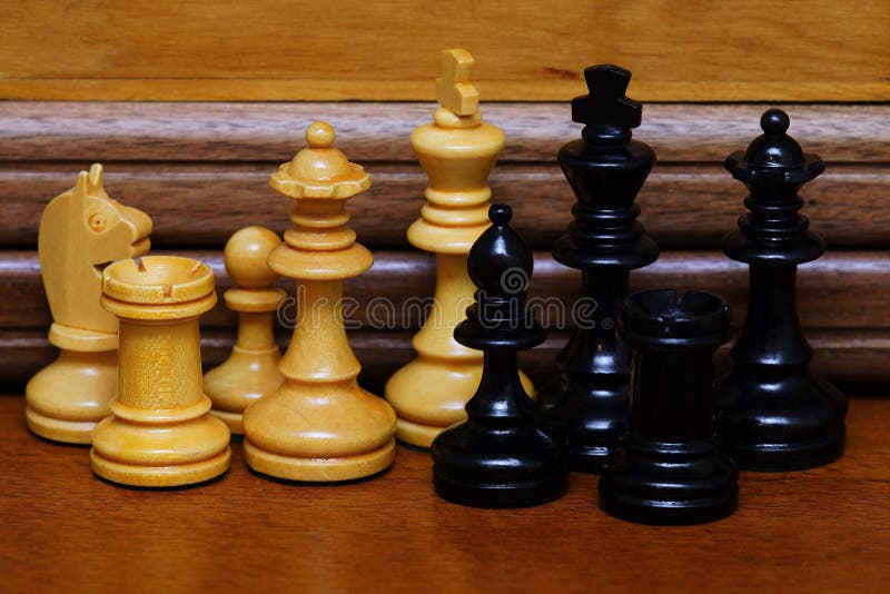 Browse Free HD Images of Wooden Chess Set In Partial Window Light