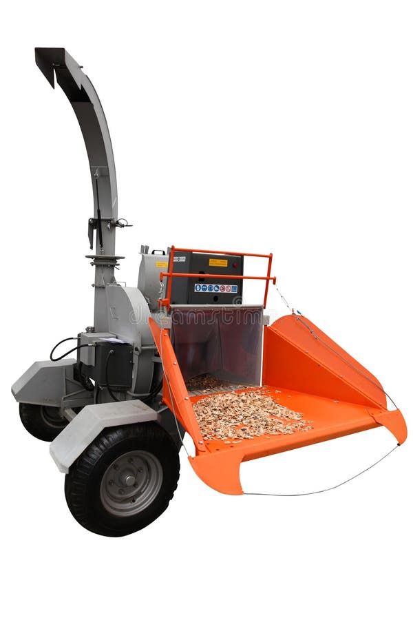 Wood chipper stock image. Image of repairing, landscaped 26485565