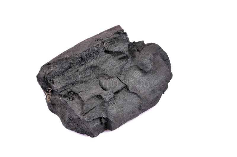 Wood coal stock image. Image of ashes, still, white, isolated 12401187