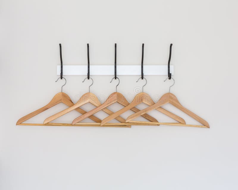 Wood coat hanger stock photo. Image of hang, object, metal 53641318