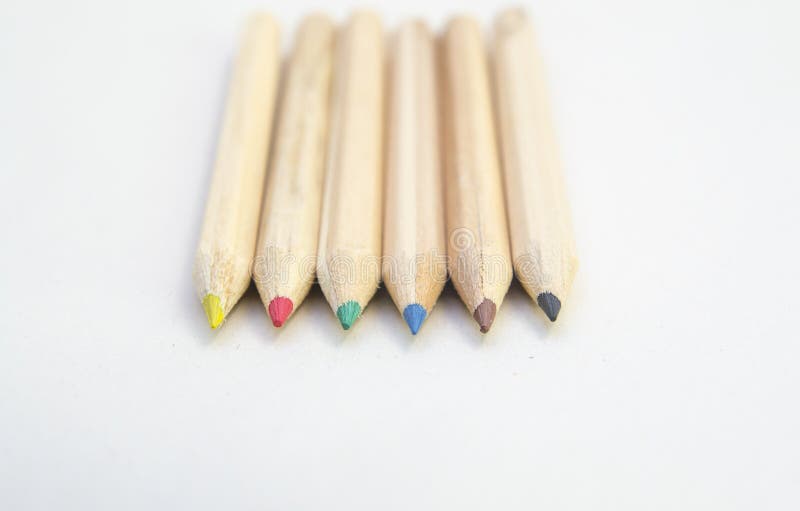Wood colored crayons stock photo. Image of wood, classic 40579518
