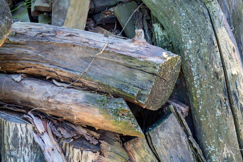 Wood depot in a village stock photo. Image of wooden 106415740