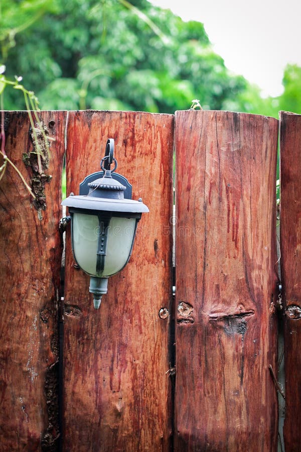 Wood fence