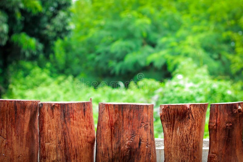 Wood fence