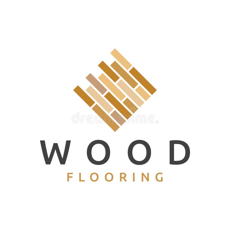 Wood flooring logo design stock vector. Illustration of floor 241552608