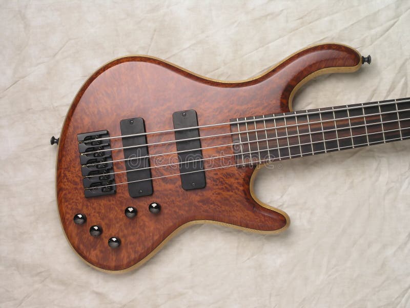 Wood Grain Bass Guitar 2 Picture. Image 3446505