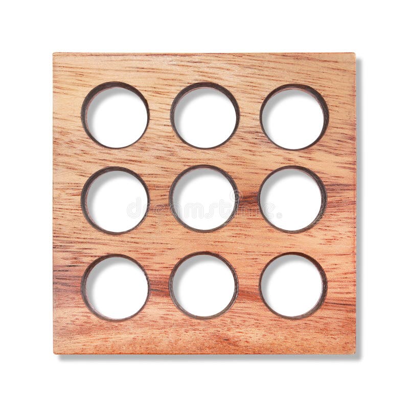 Wood with Holes Isolated on White Stock Image Image of design