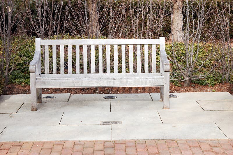 Wood long chair royalty free stock photos