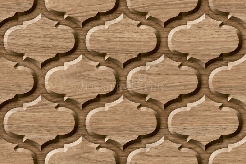 Wood oak 3d tiles texture elements. Material wood oak. High quality seamless realistic texture. royalty free illustration