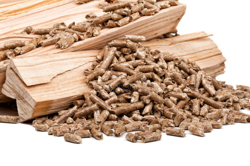 Wood pellet stock image. Image of economy, object, stove 41641881