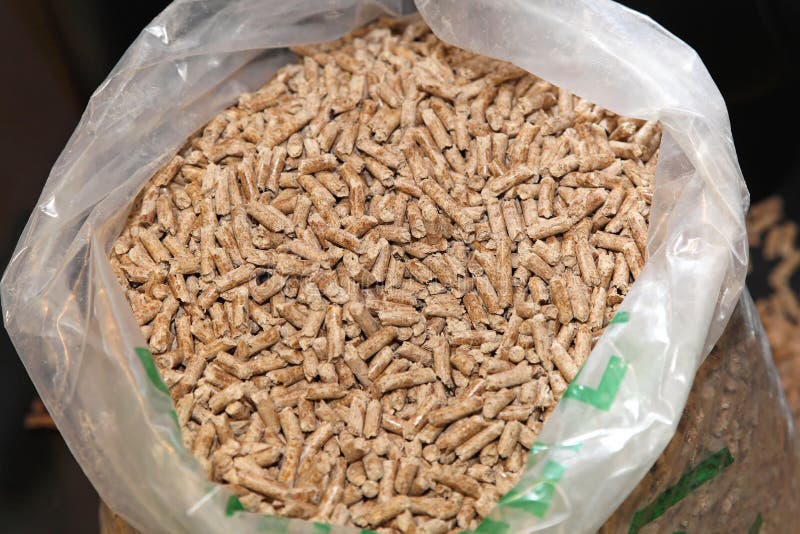 Wood pellets stock image. Image of compressed, wood, pellet 32627235