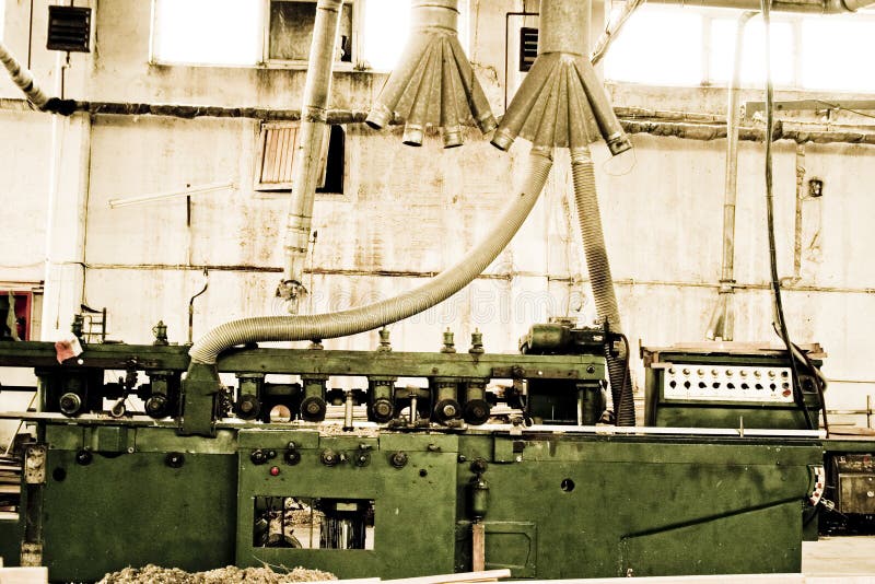 Wood processing factory royalty free stock photo Wood processing factory royalty free stock photo