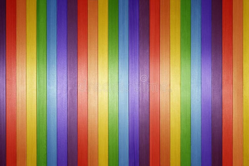 A colorful wood background made with the colours of the rainbow spectrum. A colorful wood background made with the colours of the rainbow spectrum