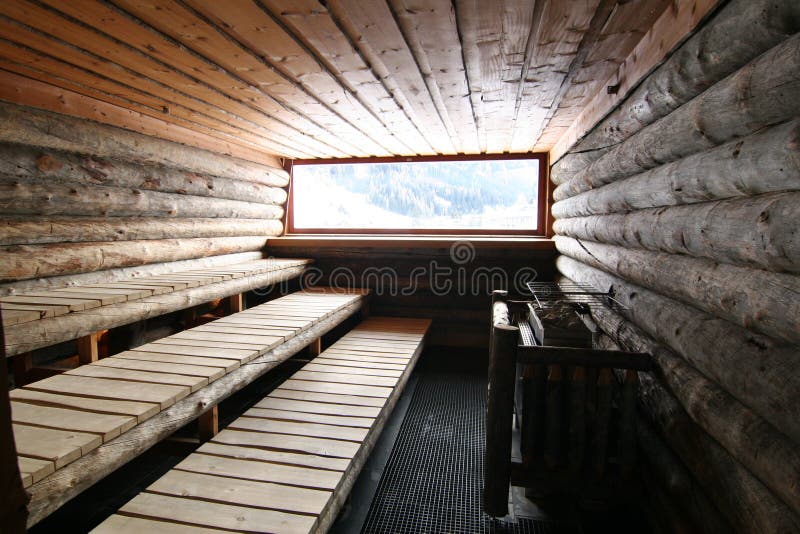 Wood sauna