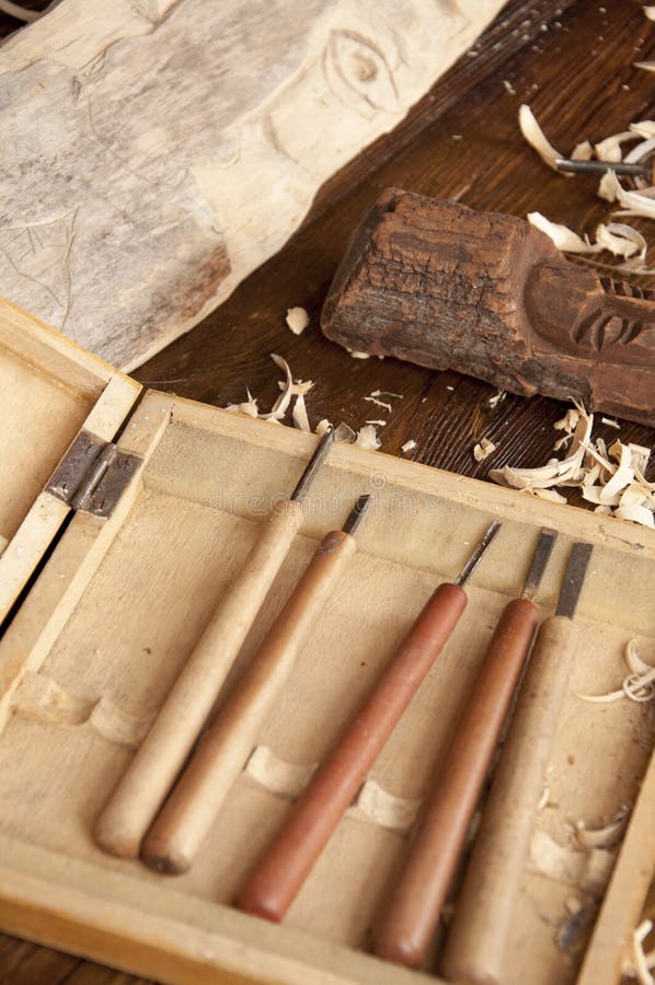 Wood sculpting stock image. Image of activity, closeup - 44283239