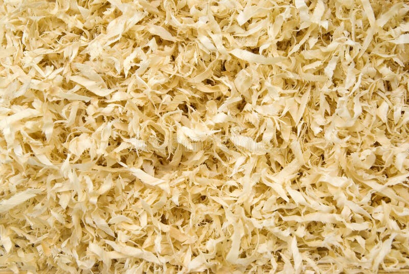 Wood shavings biomass