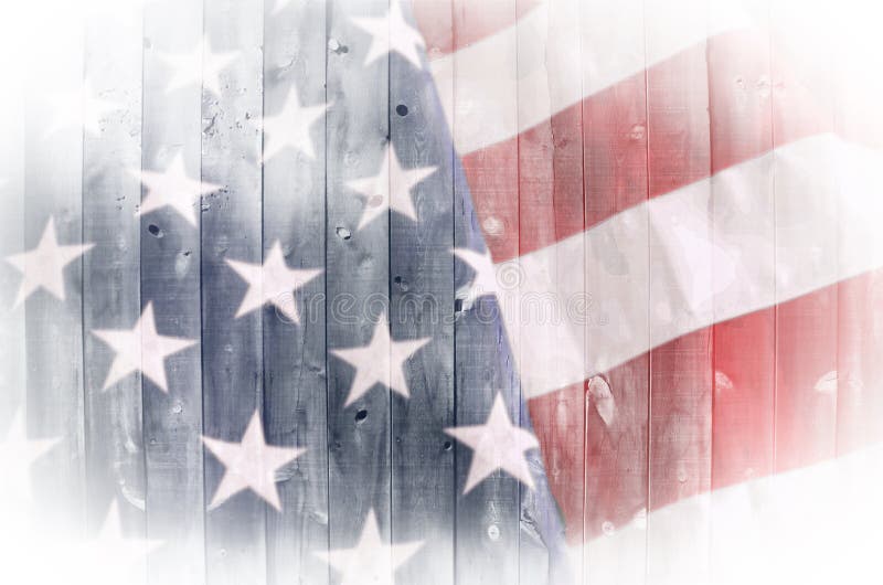American Flag on Wood royalty free stock photo American Flag on Wood royalty free stock photo