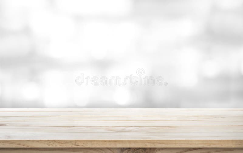 White Wood Table Wallpaper