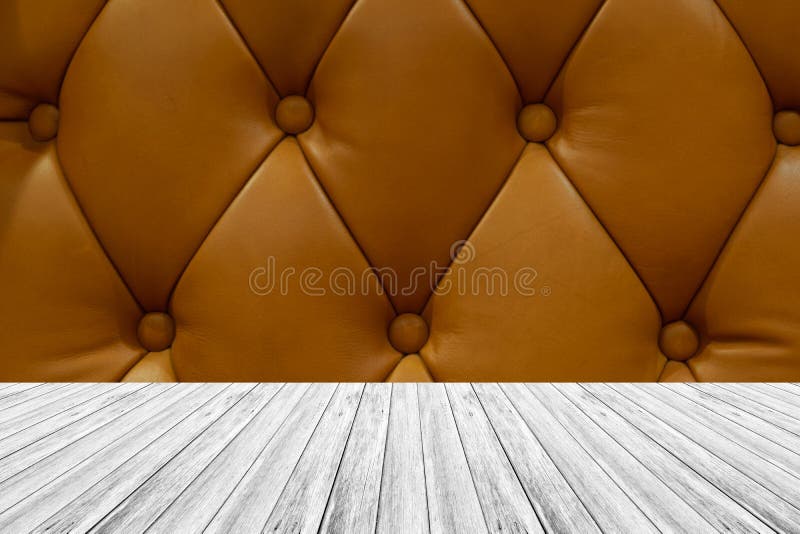 Goth Antique Diamond Studded Leather Couch Stock Photo 634302302