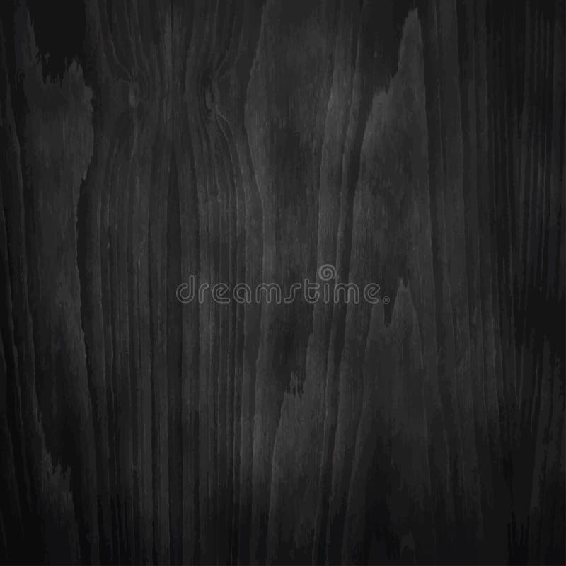 Wood textur för mörk svart royaltyfri illustrationer