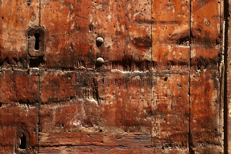 Wood texture with lock