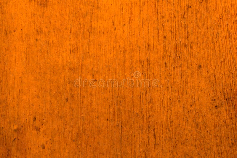 Wood Texture. Painted Wood Background. Orange Background Stock Photo