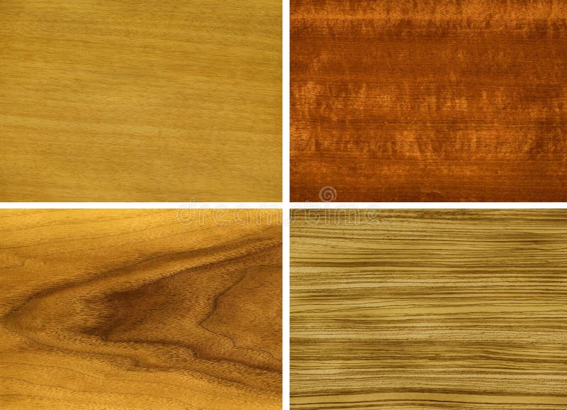 Wood, veneer: anegri, makore, teak, zebrano