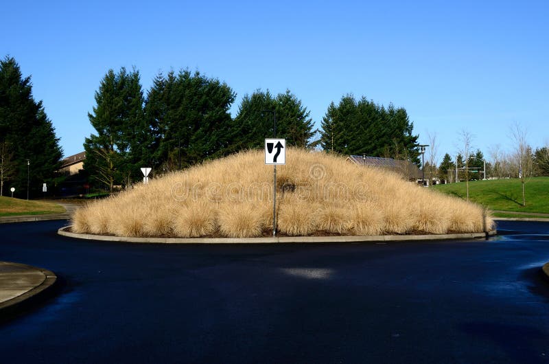 Woodburn Park stock photo. Image of sign, roundabout 34515448