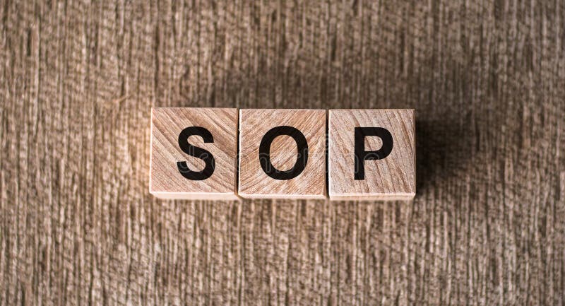 Wooden Alphabets Blocks Building the Word SOP - Standard Operating ...